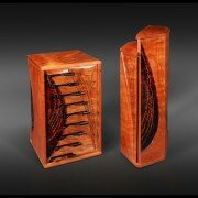 Ron Lentz, Woodworker in VA creates jewelry and valet boxes and humidors from wood with exceptional color and grain, hand finished to a high luster.