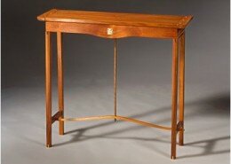 Chris Horney, Woodworker in Greensboro, NC, designs and handcrafts furniture with clean lines, ideal proportions and intricate embellishments.