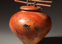 Linda and Jim Dalton, Potters in NC, create one-of-a-kind functional & decorative pottery. Raku & saggar firings incorporate driftwood, horsehair & ferns.
