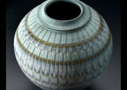 David Fernandez, Potter in Seagrove, NC create a variety of decorative and functional wheel-thrown stoneware bowls, pitchers, vases and platters.